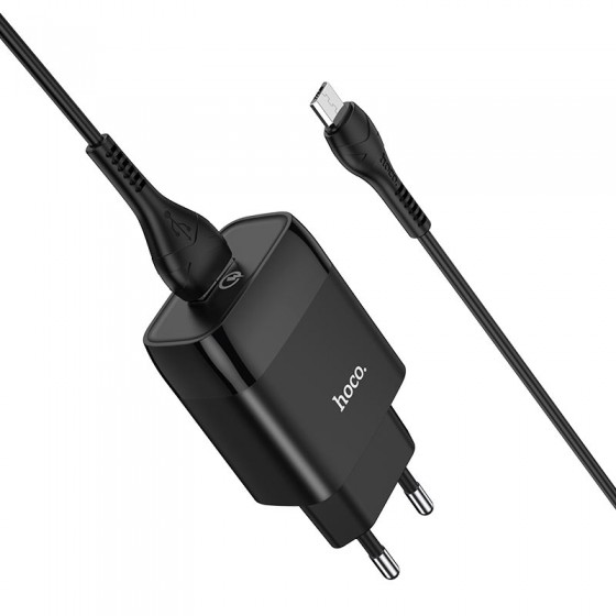 Cargador QC 3.0 + Cable Micro USB HOCO C72Q