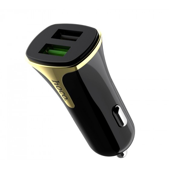 Cargador Auto Dual USB QC 3.0 HOCO Z31