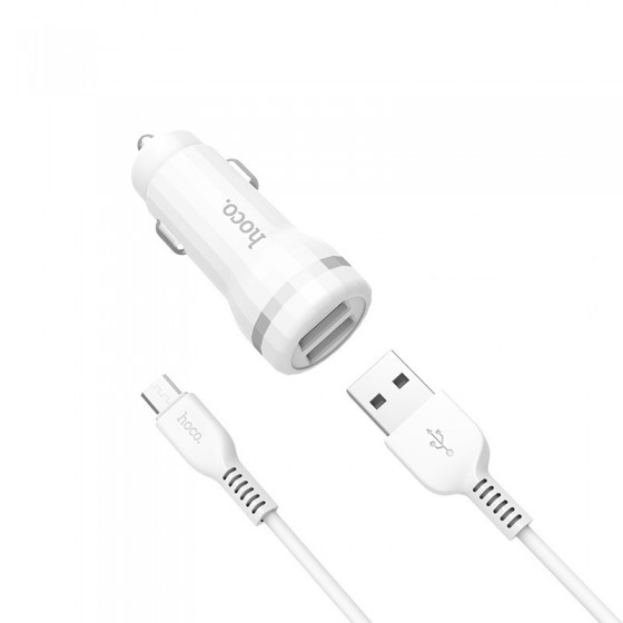 Cargador Auto + Cable Micro USB HOCO Z27