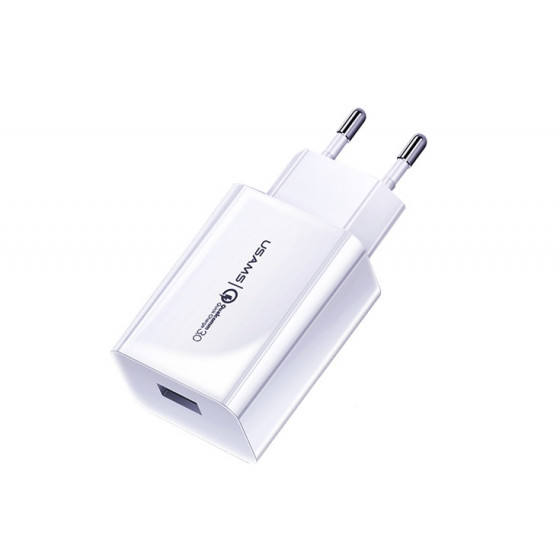 Cargador Carga Rápida USAMS T22 QC 3.0