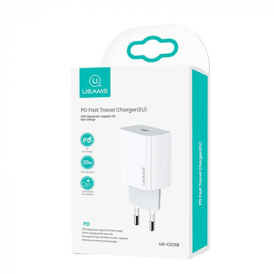 Cargador PD tipo C USAMS 20W