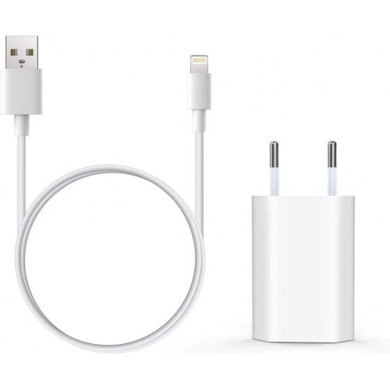 Cargador Iphone + Cable Lightning 1MT Alternativo